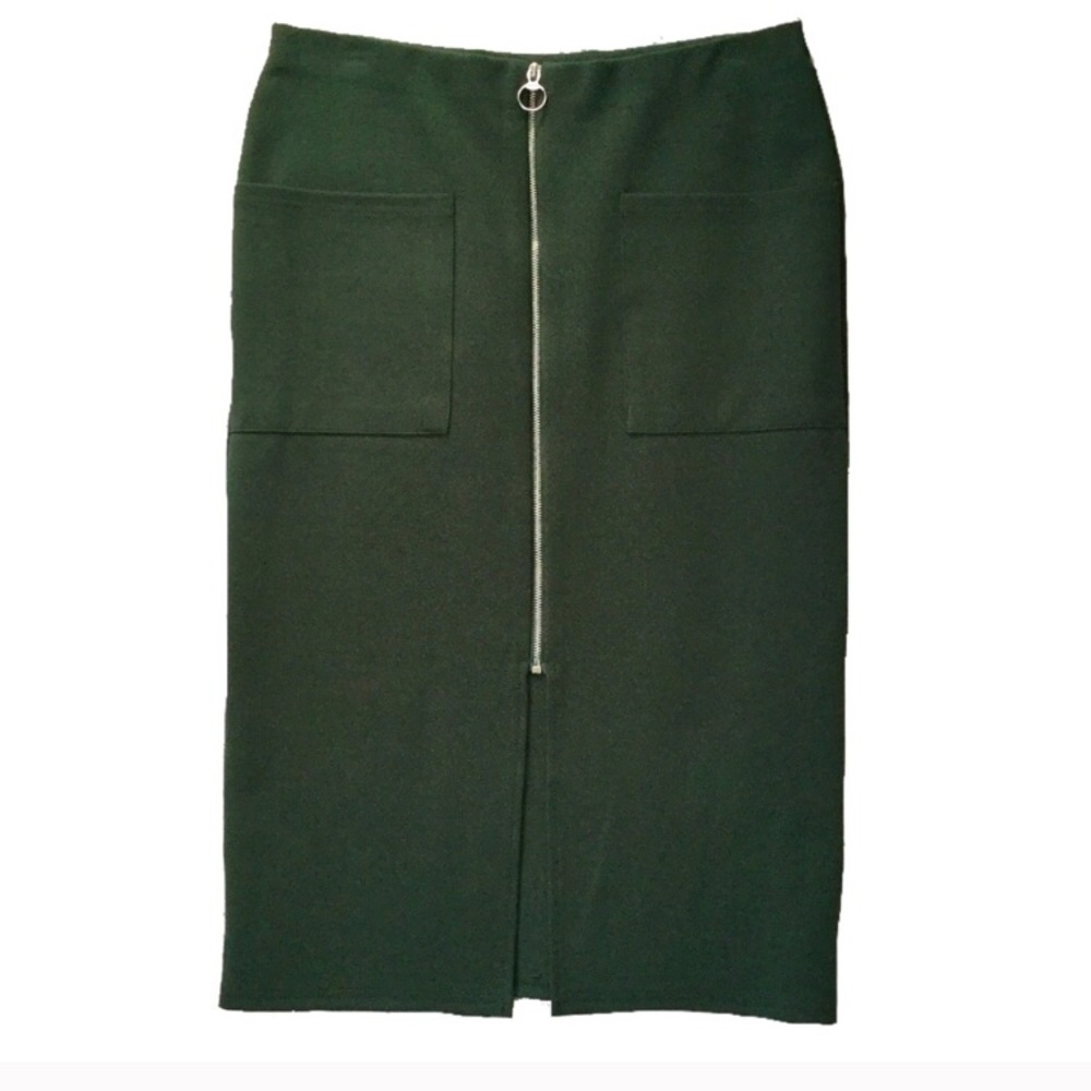 High-Waist Pencil Skirt